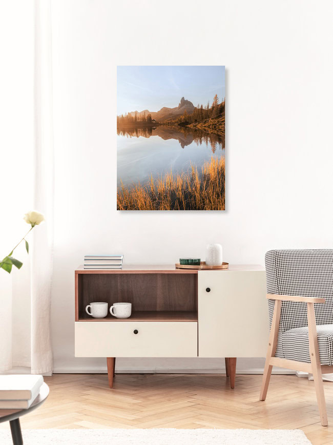 Lago Fedèra, Italien, Italien – Fotokunst von Reiner Hofer als Poster oder Acrylglasbild