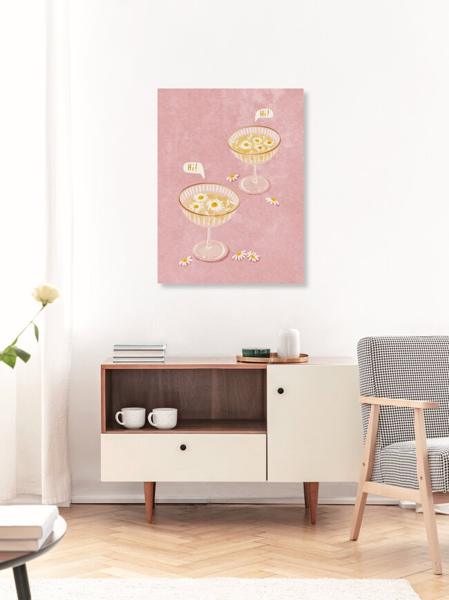 'Hi!' – Wall Art by Raissa Oltmanns as Poster or Acrylic Glass Print