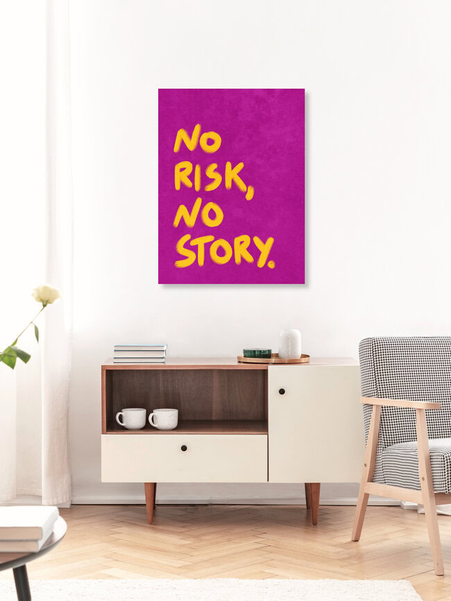 Illustration von Raissa Oltmanns: farbenfrohes Design mit inspirierendem Spruch.