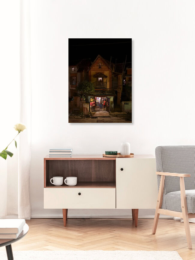 Maison Tana, Madagaskar – Fotokunst von Floriane De Lassee als Poster oder Acrylglasbild