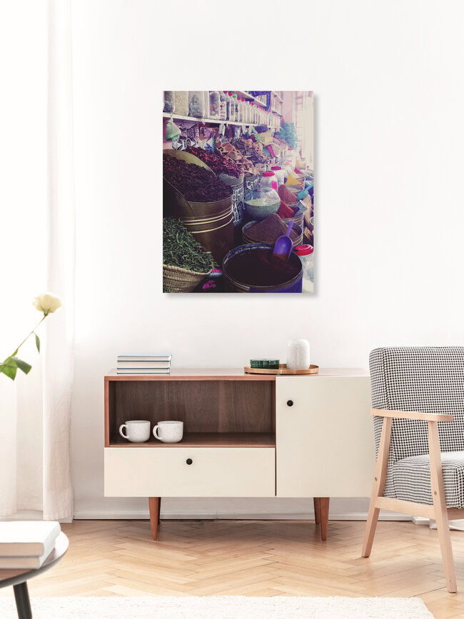 Gewürze Marrakesch, Morocco – wall art by Nicole Mertens as Poster or Acrylic Glass Print