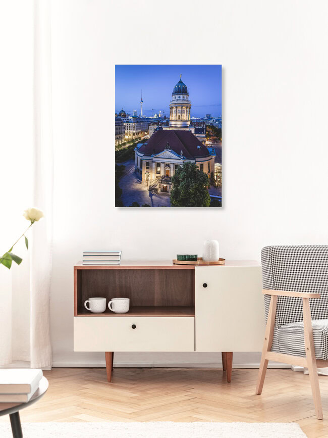 Französischer Dom Berlin, Deutschland – Fotokunst von Ronny Behnert als Poster oder Acrylglasbild