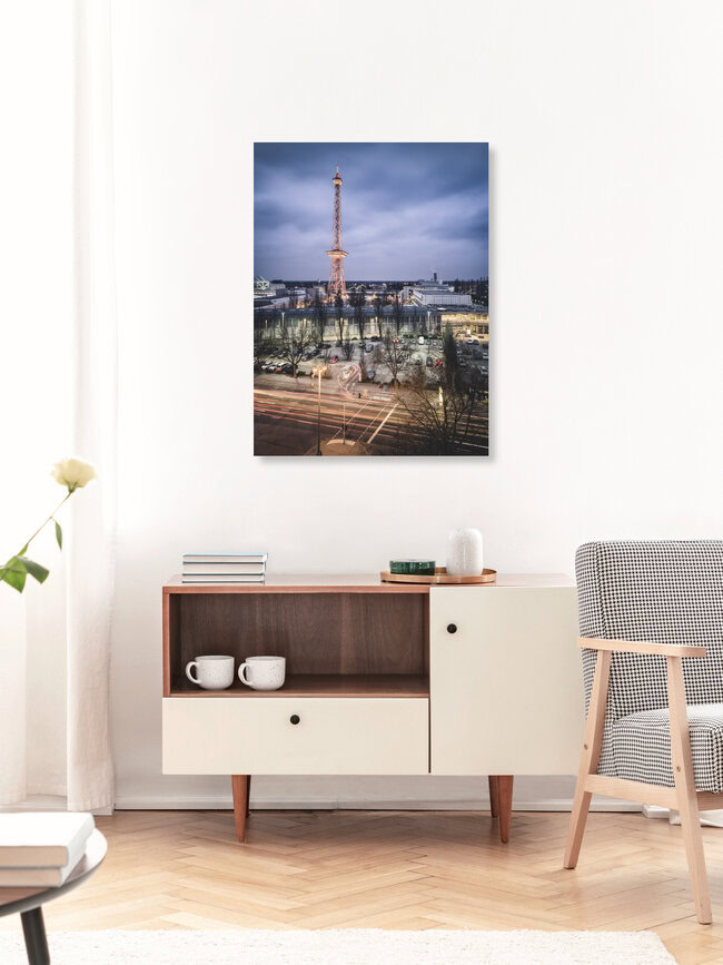Messegelände Funkturm Berlin, Deutschland – Fotokunst von Ronny Behnert als Poster oder Acrylglasbild