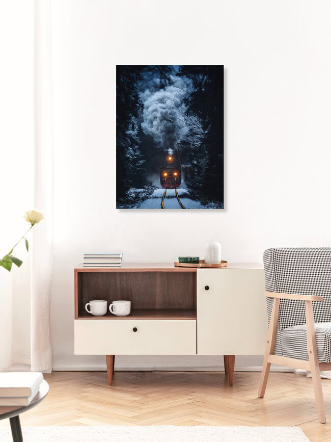 Last Train Home, Germany – wall art by Maximilian Fischer as Poster or Acrylic Glass Print