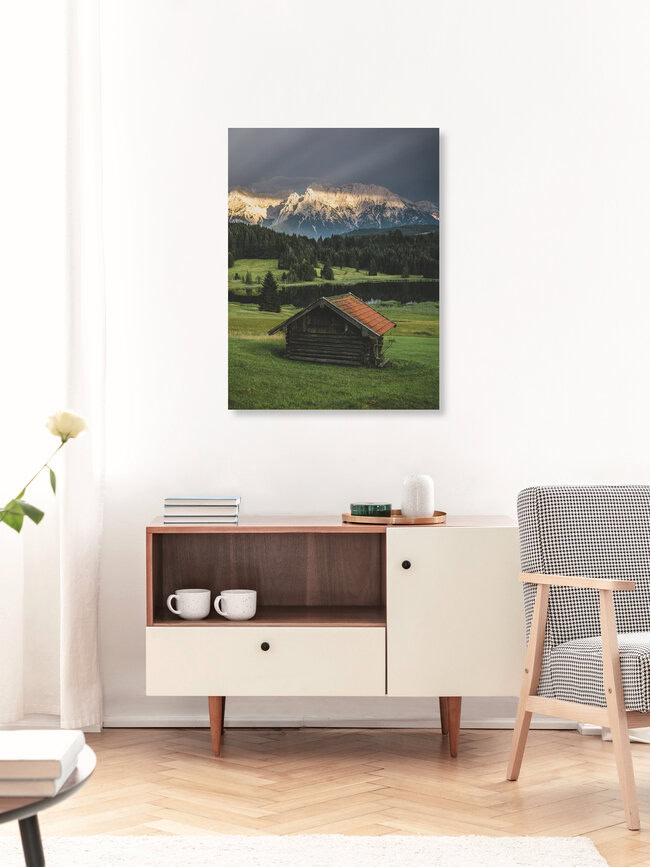 Cabin with a View, Germany – wall art by Gergo Kazsimer as Poster or Acrylic Glass Print