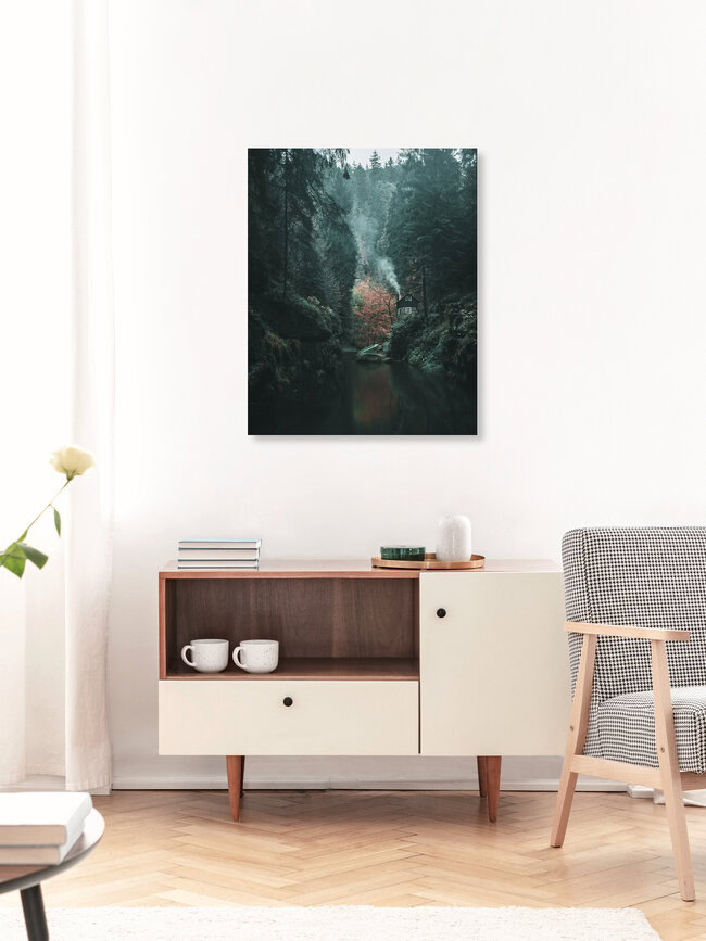 Cozy Cabin Vibes, Czech Republic – wall art by Luca Jaenichen as Poster or Acrylic Glass Print