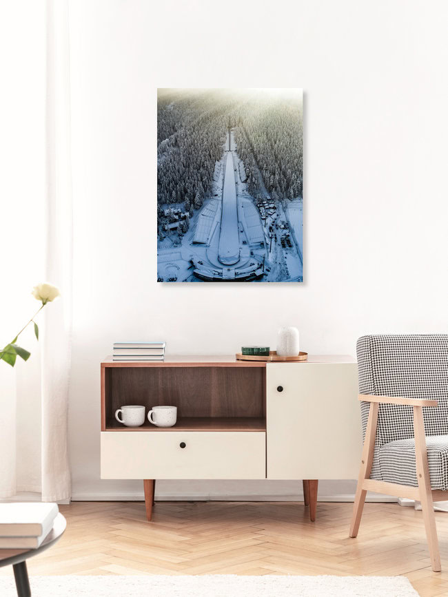 Ski Jumping Hill - Wielka Krokiew, Polen – Fotokunst von Konrad Paruch als Poster oder Acrylglasbild