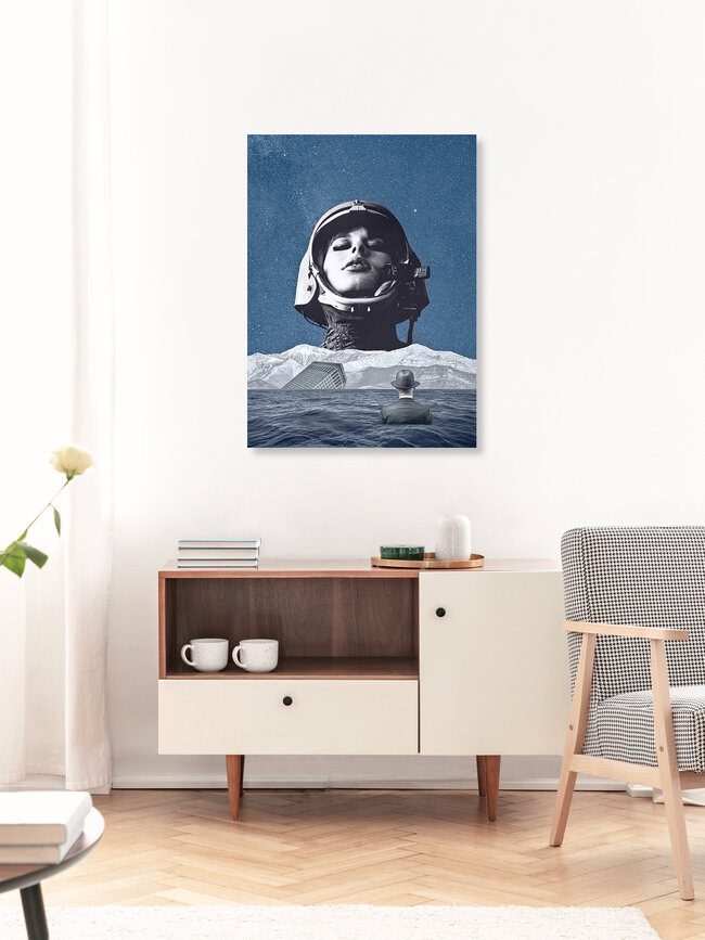 Weites Ufer, Russland – Fotokunst von Serg Nehaev als Poster oder Acrylglasbild