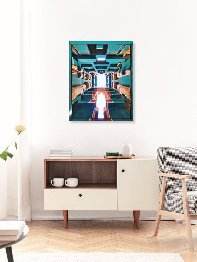 Walden 7 lookup, Spain – wall art by Roc Isern as Poster or Acrylic Glass Print