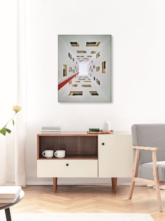 Mandarin skylight, Spain – wall art by Roc Isern as Poster or Acrylic Glass Print
