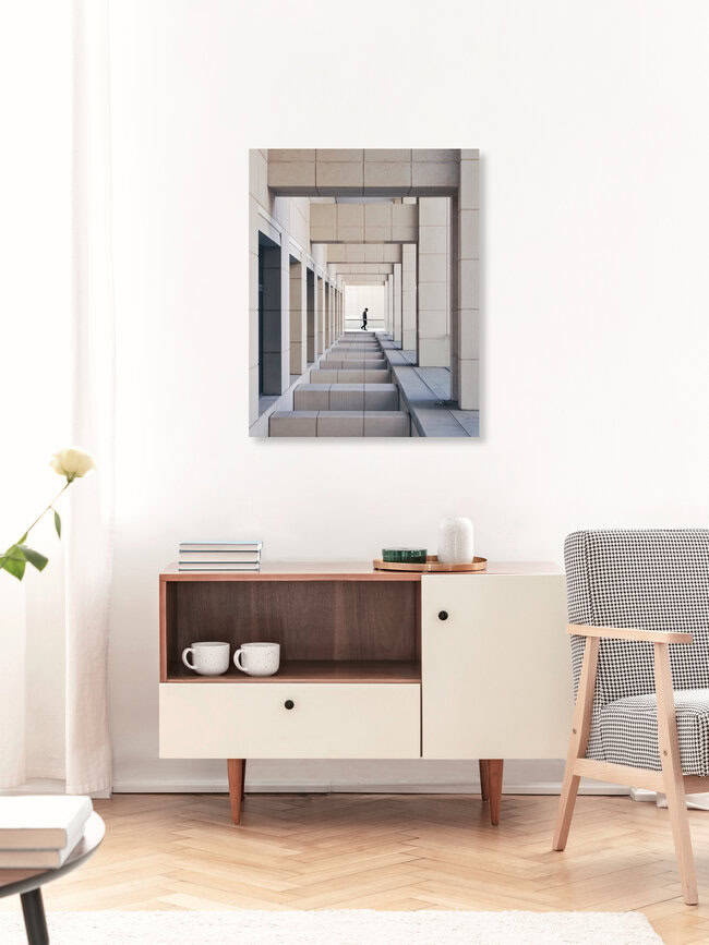 Vanishing point, Spanien – Fotokunst von Roc Isern als Poster oder Acrylglasbild