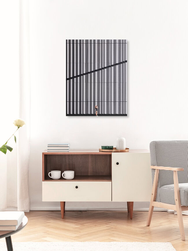 Shapes & textures, United States – wall art by Roc Isern as Poster or Acrylic Glass Print