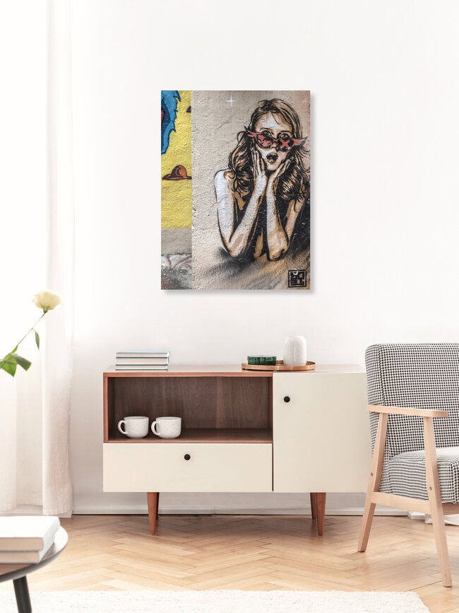 Marseille Grafitti III, France – wall art by Michael Schulz-dostal as Poster or Acrylic Glass Print