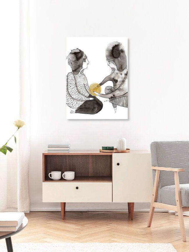 'Disclosure' – Wall Art by Mirjam Siim as Poster or Acrylic Glass Print