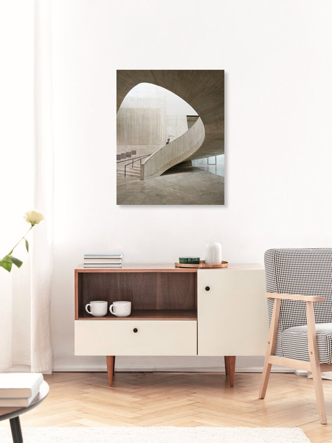 Concrete Staircase, United Kingdom – wall art by Oliver Matziol as Poster or Acrylic Glass Print