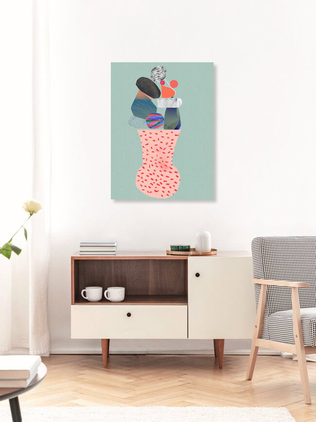 'Ideas blossom' – Wall Art by Anja Bartelt as Poster or Acrylic Glass Print