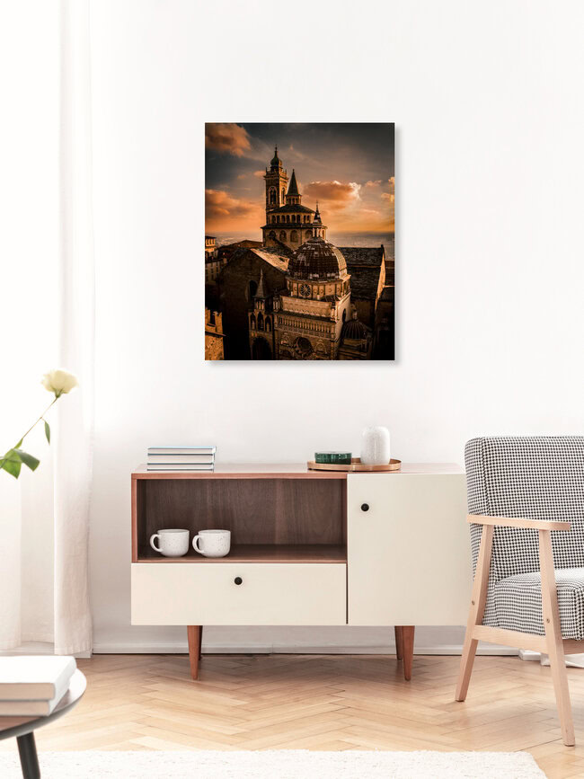 Bergamo Alta, Italy – wall art by Vincenzo Romano as Poster or Acrylic Glass Print