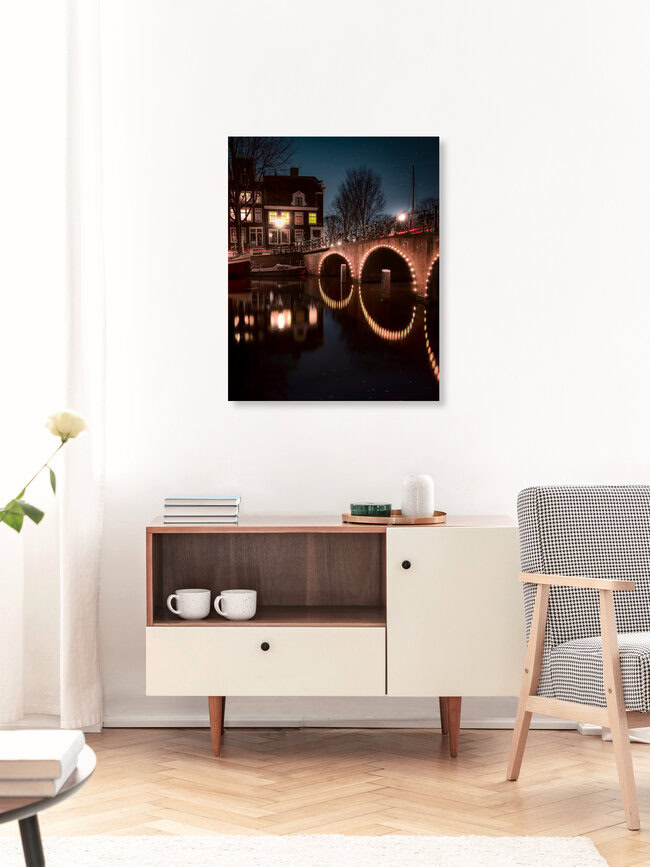 Amsterdam lights, Netherlands – wall art by Vincenzo Romano as Poster or Acrylic Glass Print