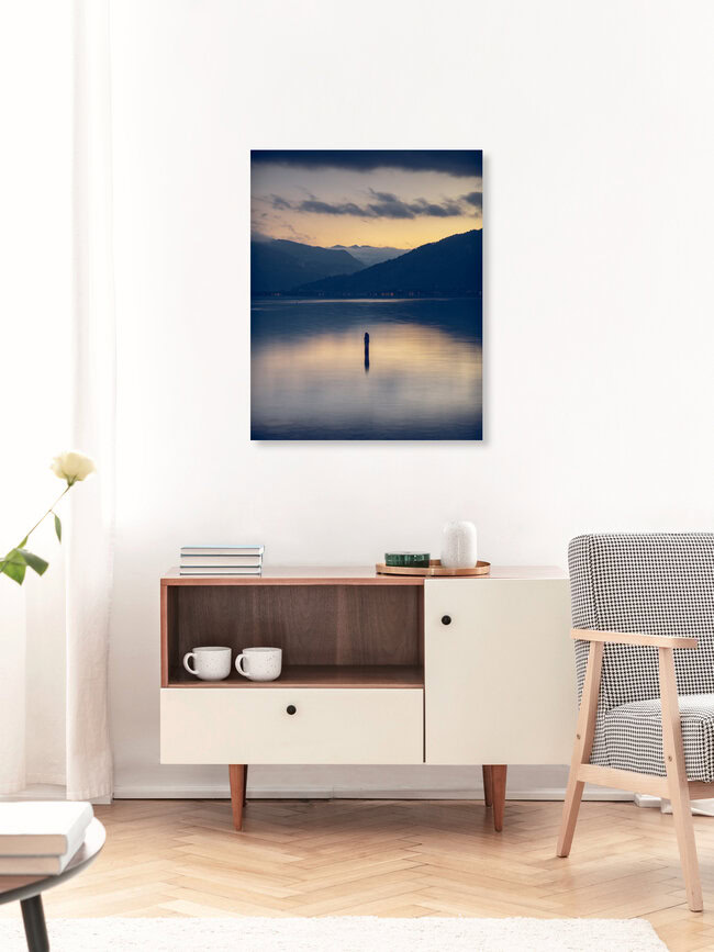 View over Tergernsee, Germany – wall art by Franz Sussbauer as Poster or Acrylic Glass Print