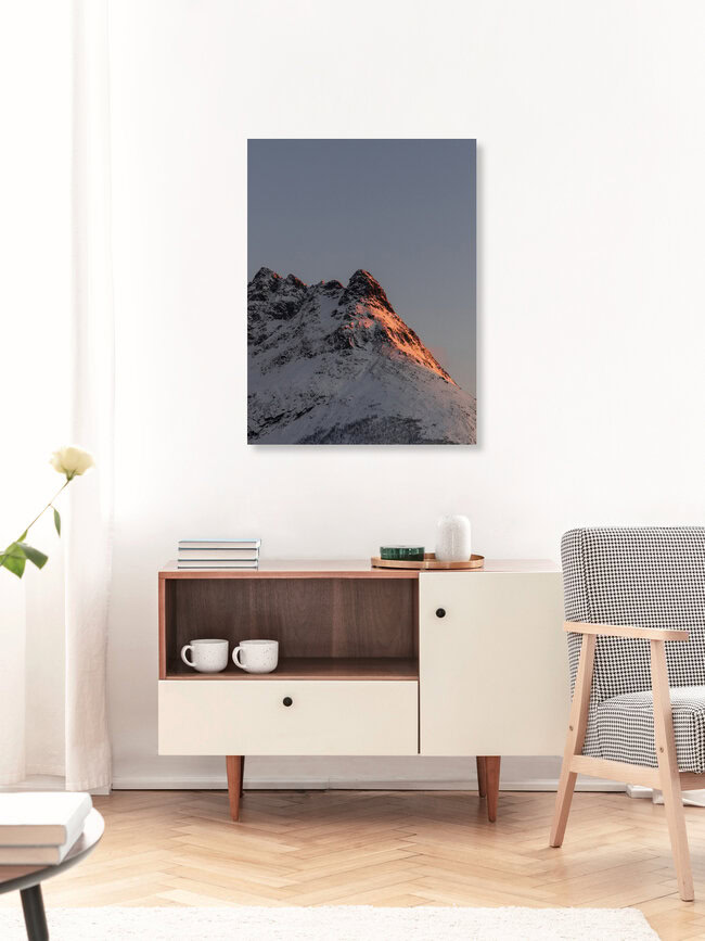 Last Light, Norwegen – Fotokunst von Frida Berg als Poster oder Acrylglasbild