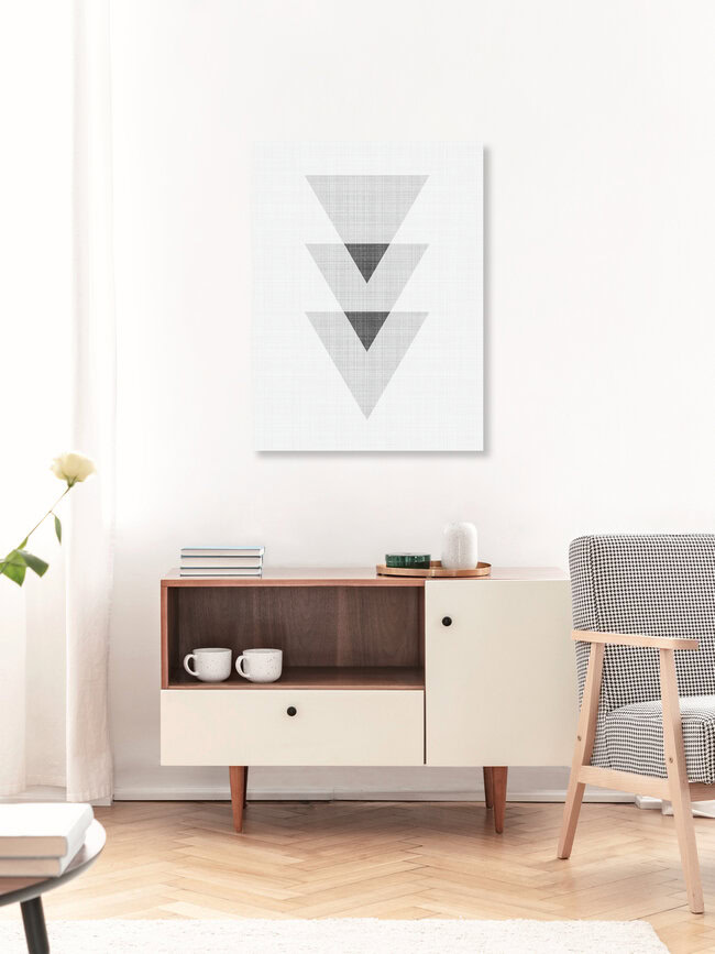 Wandbild 'Triangles 1' – Kunst von Vivid Atelier als Poster oder Acrylglasbild