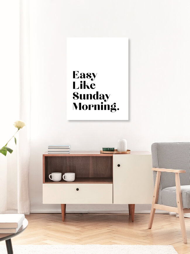 Wandbild 'Easy Like Sunday Morning No4' – Kunst von Vivid Atelier als Poster oder Acrylglasbild