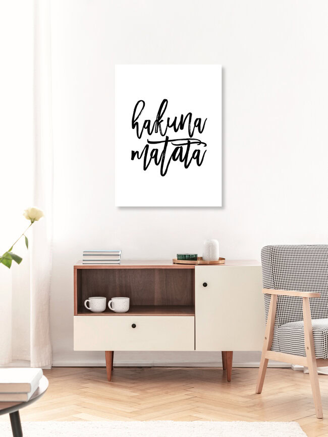 Wandbild 'Hakuna Matata No2' – Kunst von Vivid Atelier als Poster oder Acrylglasbild