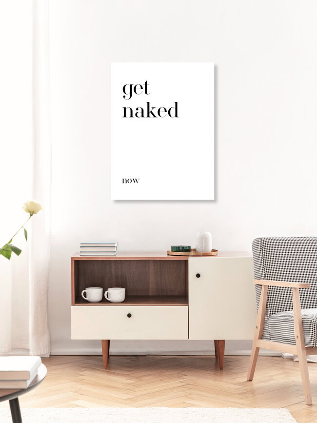 Wandbild 'Get Naked No3' – Kunst von Vivid Atelier als Poster oder Acrylglasbild