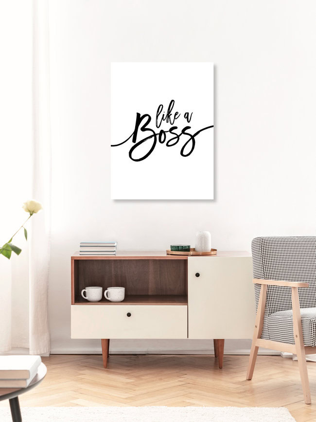 Wandbild 'Like a Boss' – Kunst von Vivid Atelier als Poster oder Acrylglasbild