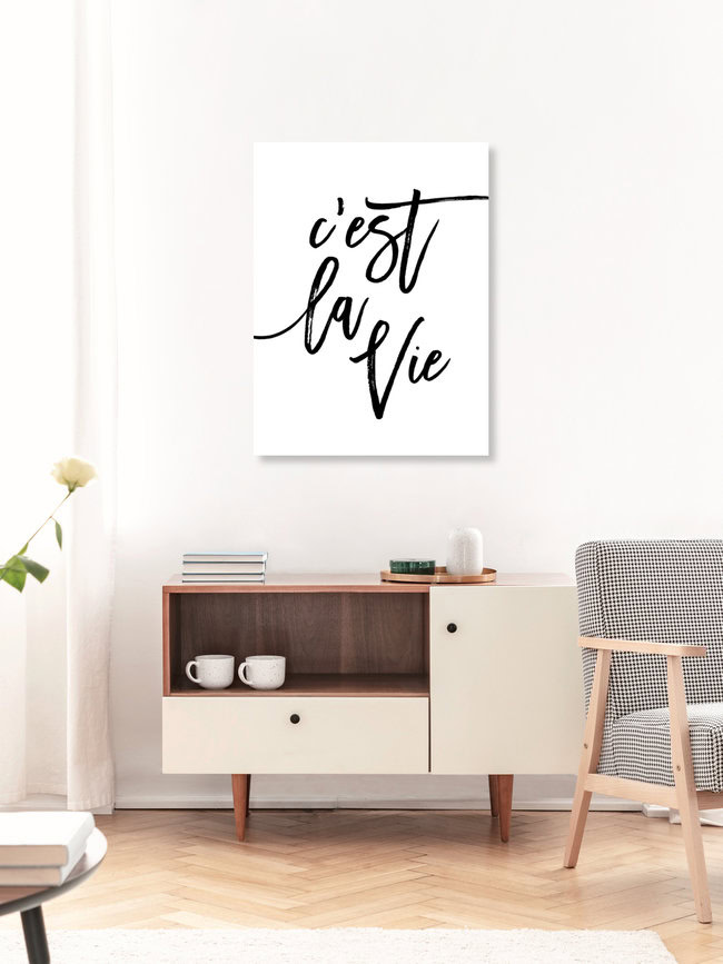 Wandbild 'C'est La Vie' – Kunst von Vivid Atelier als Poster oder Acrylglasbild