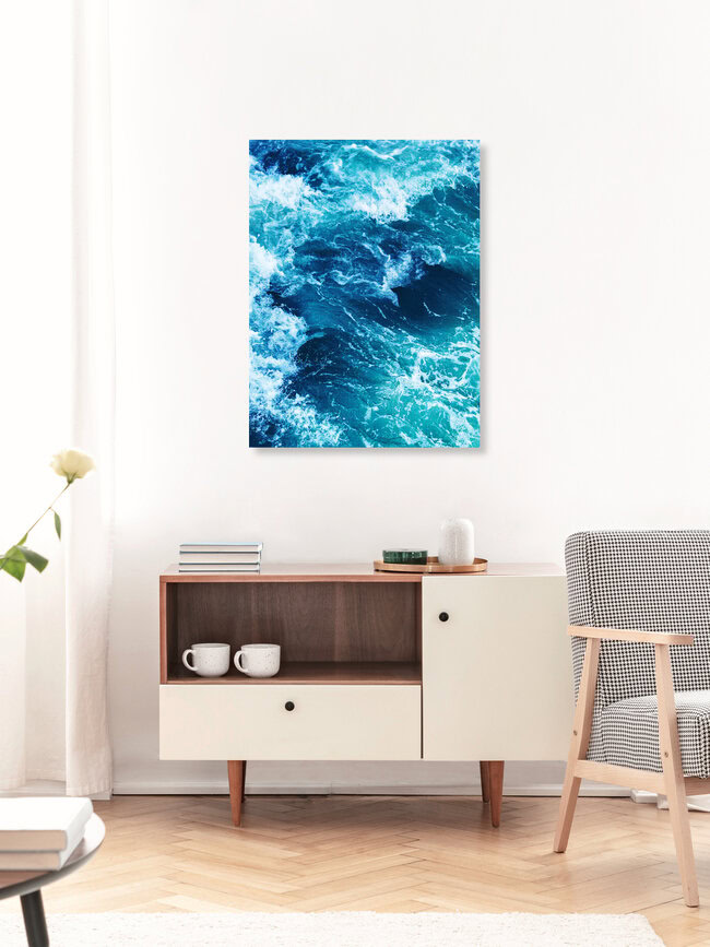 Ocean waves, United Kingdom – wall art by Vivid Atelier as Poster or Acrylic Glass Print