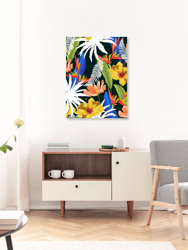 Wandbild 'The Dark Side' – Kunst von Uma Gokhale als Poster oder Acrylglasbild