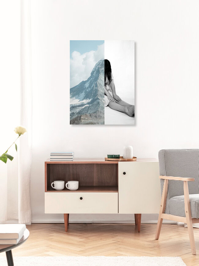 'Die halbe Frau' – Wall Art by Marko Köppe as Poster or Acrylic Glass Print