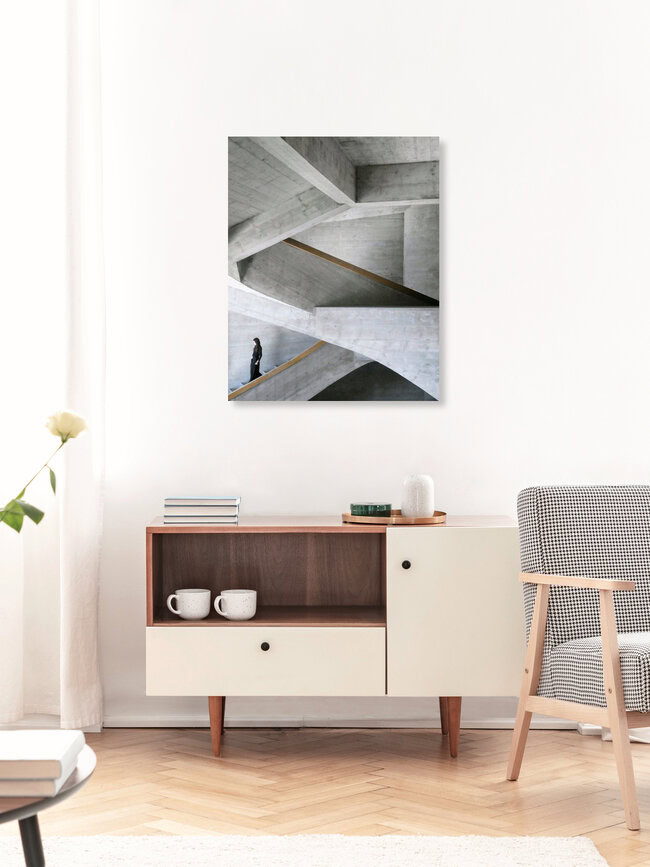 Surrounded by concrete, Switzerland – wall art by Roc Isern as Poster or Acrylic Glass Print