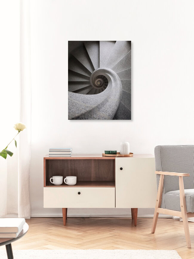 Stone swirl, Spanien – Fotokunst von Roc Isern als Poster oder Acrylglasbild