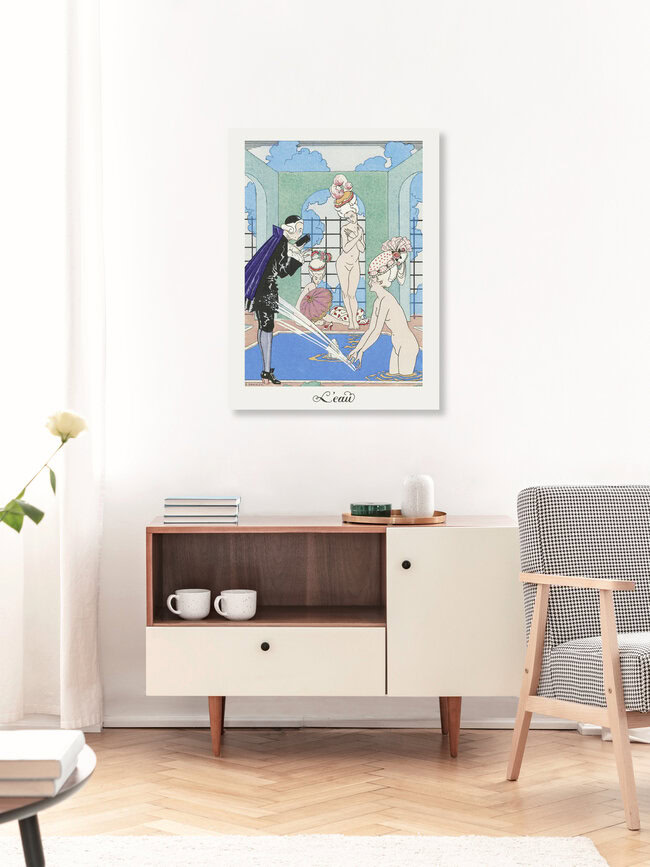 'L'Eau by George Barbier' – Wall Art by Art Classics as Poster or Acrylic Glass Print
