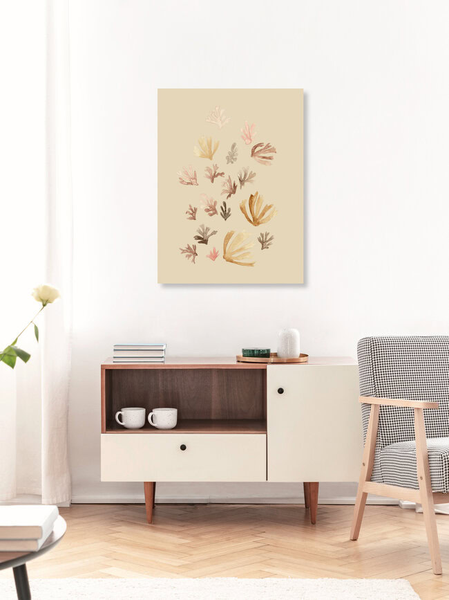 'Nude Corals' – Wall Art by Christina Wolff as Poster or Acrylic Glass Print