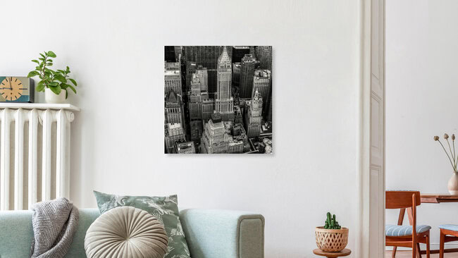 Walled up wall street, United States – wall art by Regis Boileau as Poster or Acrylic Glass Print