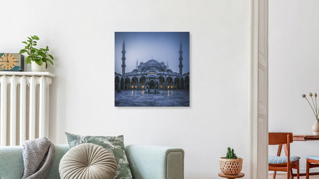 Istanbul - Sultan Ahmed I Moschee, Türkei – Fotokunst von Jean Claude Castor als Poster oder Acrylglasbild