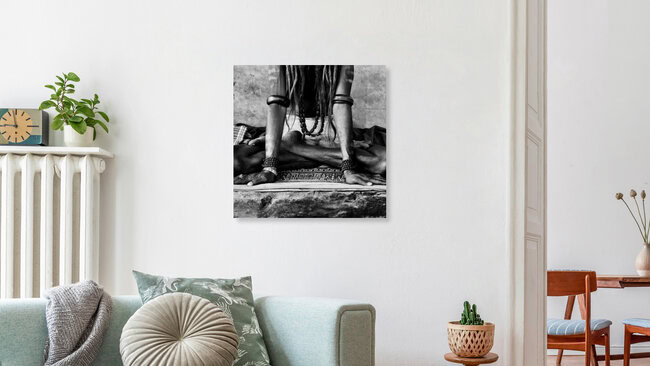 even steven, Indien – Fotokunst von Jagdev Singh als Poster oder Acrylglasbild