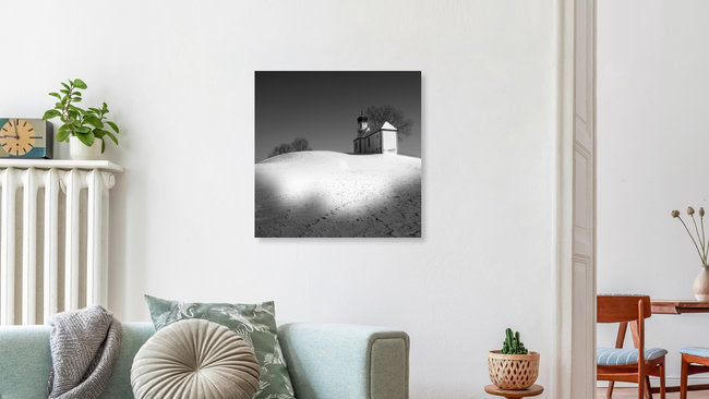 Chapel in Southern Germany, Germany – wall art by Ernst Pini as Poster or Acrylic Glass Print