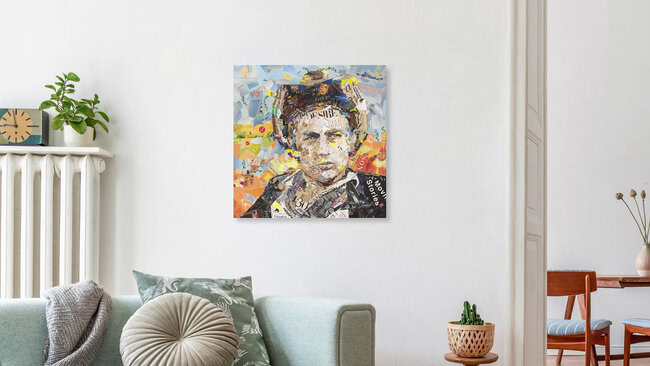 Wandbild 'That guy's gotta stop' – Kunst von Ines Kouidis als Poster oder Acrylglasbild