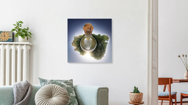 Planet Hamburg Planetarium, Deutschland – Fotokunst von Stefan Korff als Poster oder Acrylglasbild