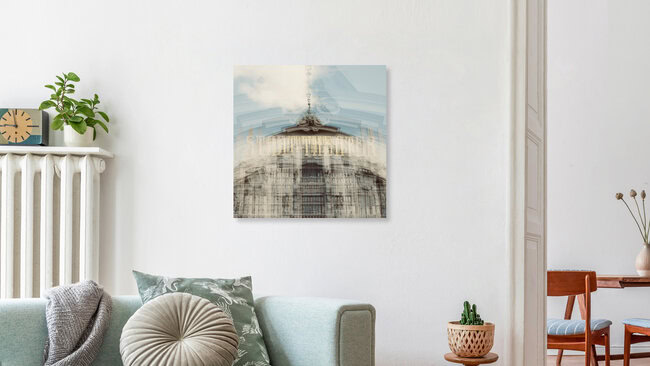 Stadttheater in Bielefeld, Deutschland – Fotokunst von Nadja Jacke als Poster oder Acrylglasbild
