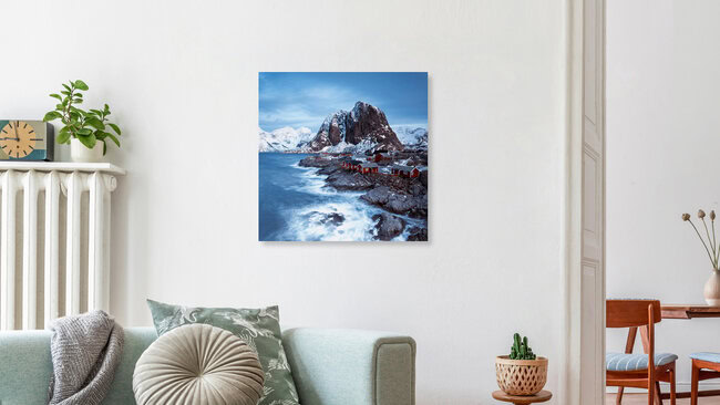 Hamnøy - Lofoten islands, Norwegen – Fotokunst von Eva Stadler als Poster oder Acrylglasbild
