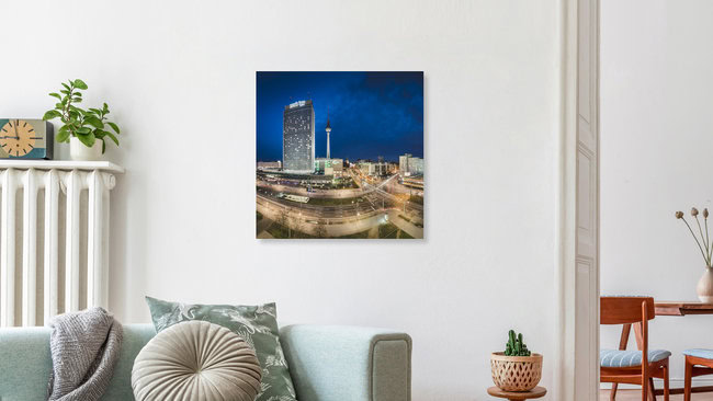 Alexanderplatz Berlin Panorama, Deutschland – Fotokunst von Ronny Behnert als Poster oder Acrylglasbild