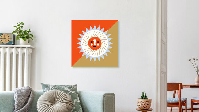 Wandbild 'Sol' – Kunst von Martin Azambuja als Poster oder Acrylglasbild