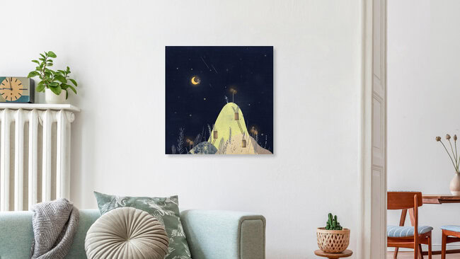 'Moon' – Wall Art by Tingting Chen as Poster or Acrylic Glass Print