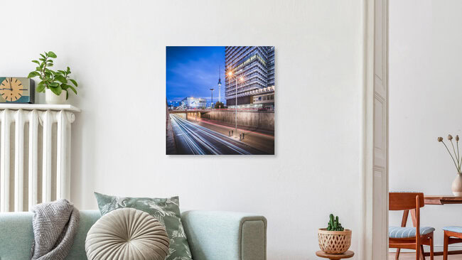 Otto-Braun-Straße Berlin, Deutschland – Fotokunst von Ronny Behnert als Poster oder Acrylglasbild