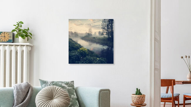 [:] MORNING AT NAREW II [:], Polen – Fotokunst von Franz Sussbauer als Poster oder Acrylglasbild